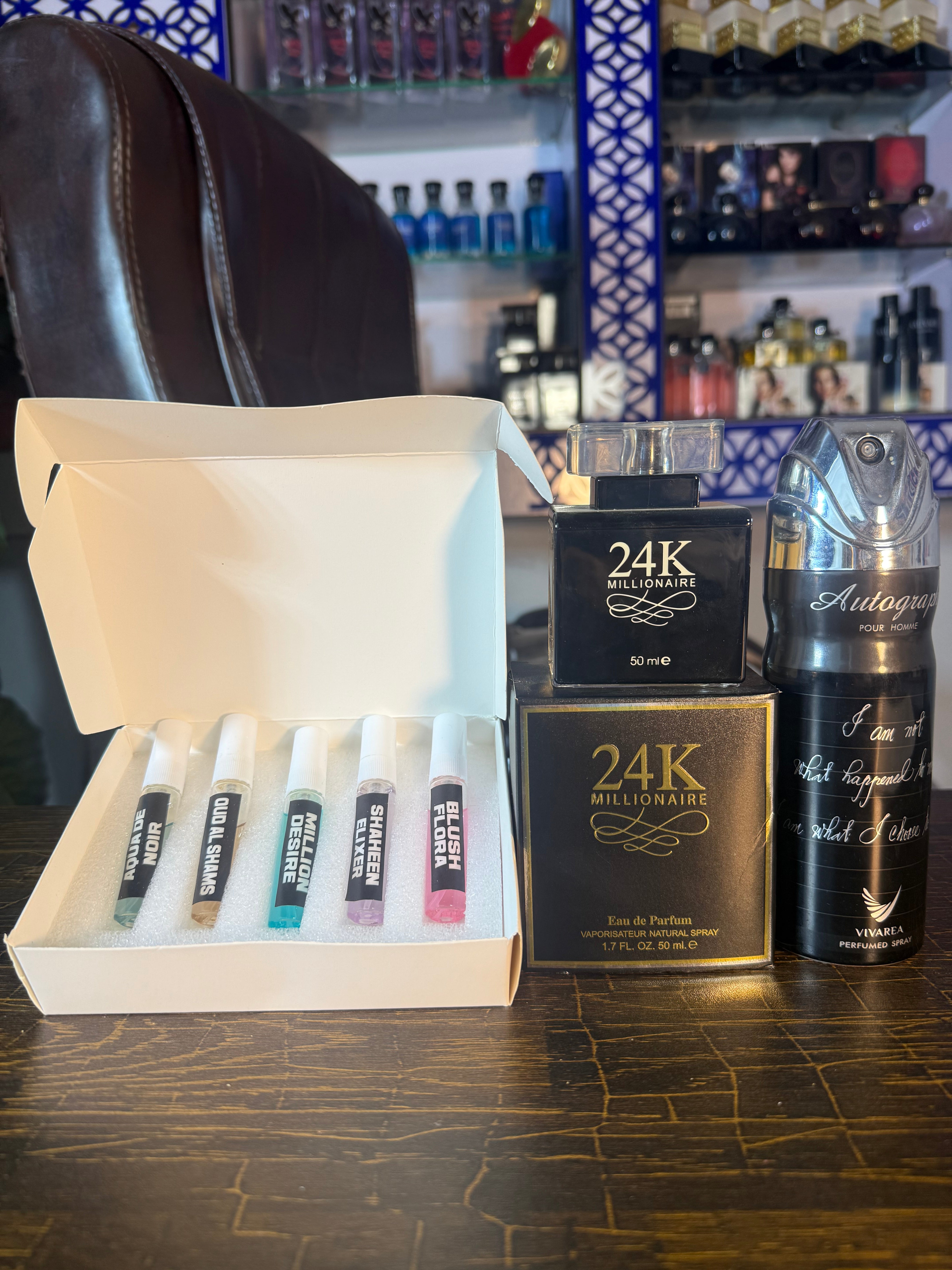 7 in 1 deal ( testerbox + 24k + bodyspray)